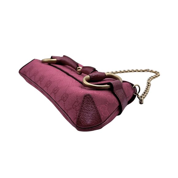 Vintage Gucci Tom Ford Era Horsebit Shoulder Bag & Clutch in Rare Pink - Picture 5 of 11
